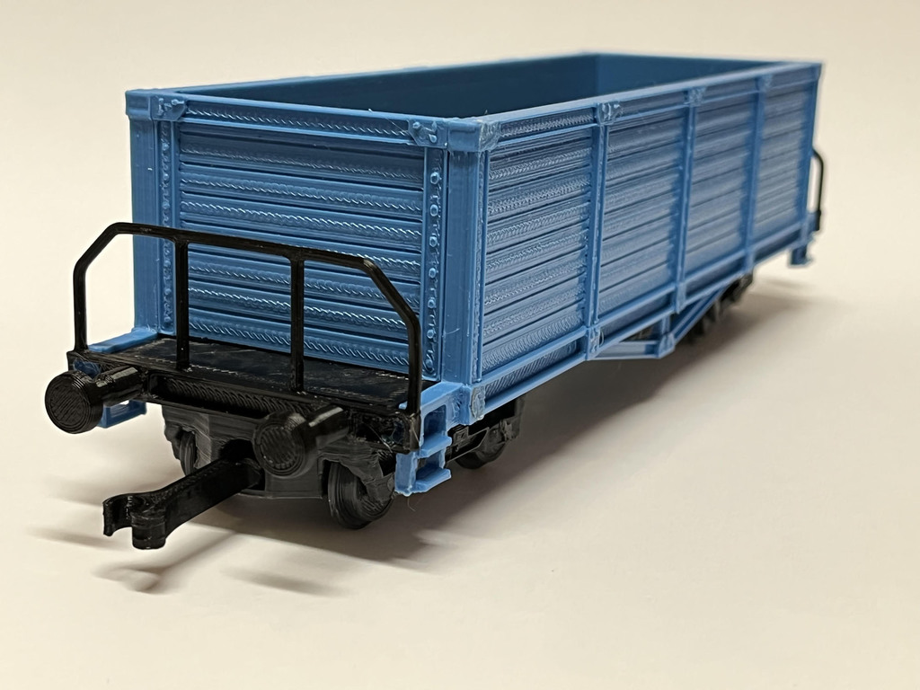 Railway Cargo Wagon - OS-Railway System 3D model