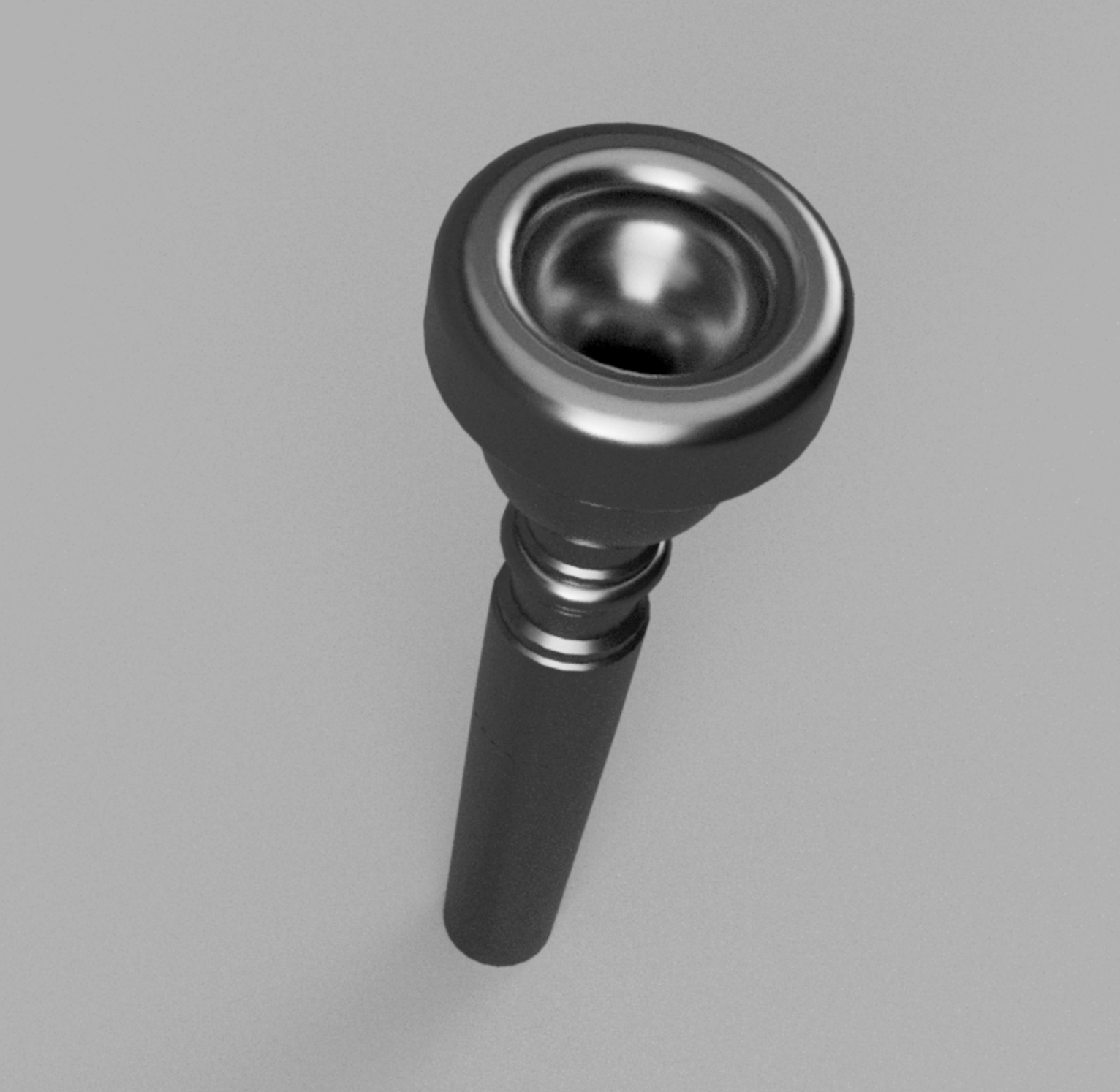 STL file Yamaha 17C4 based trumpet mouthpiece 🎺・Model to download and