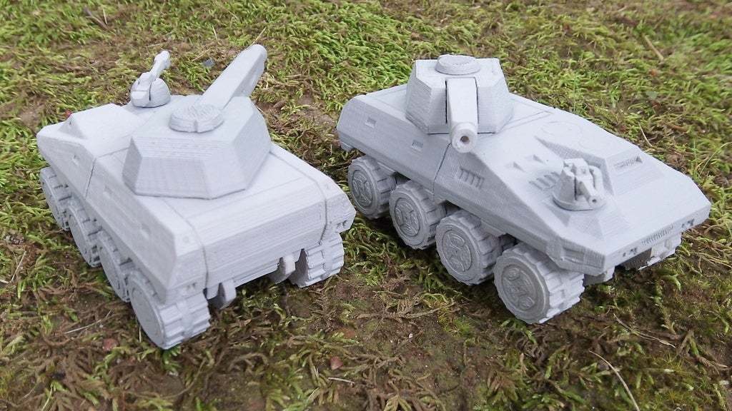 Free STL file Mk.V (Okapi) A.M.V.P. Fictional Armored Fighting Vehicle ...