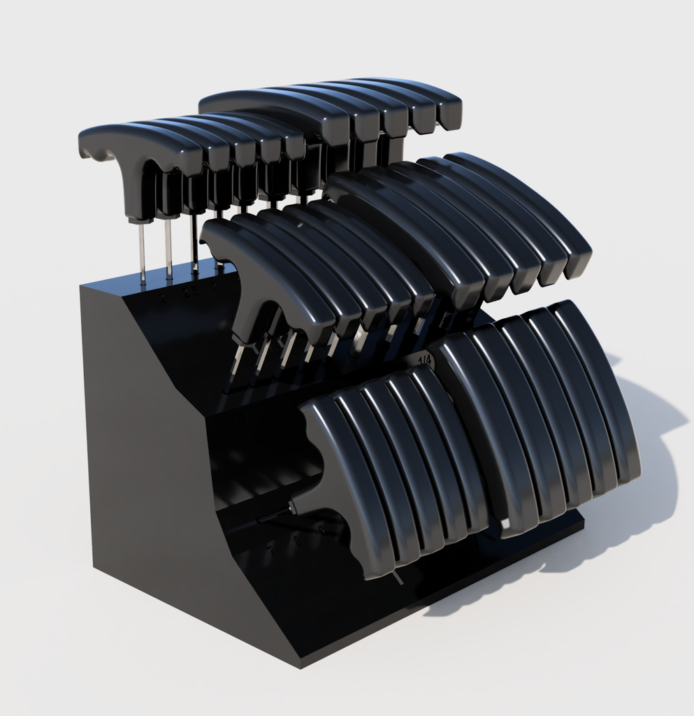 Free 3D file Hex Key Holder 🔑・3D print model to download・Cults