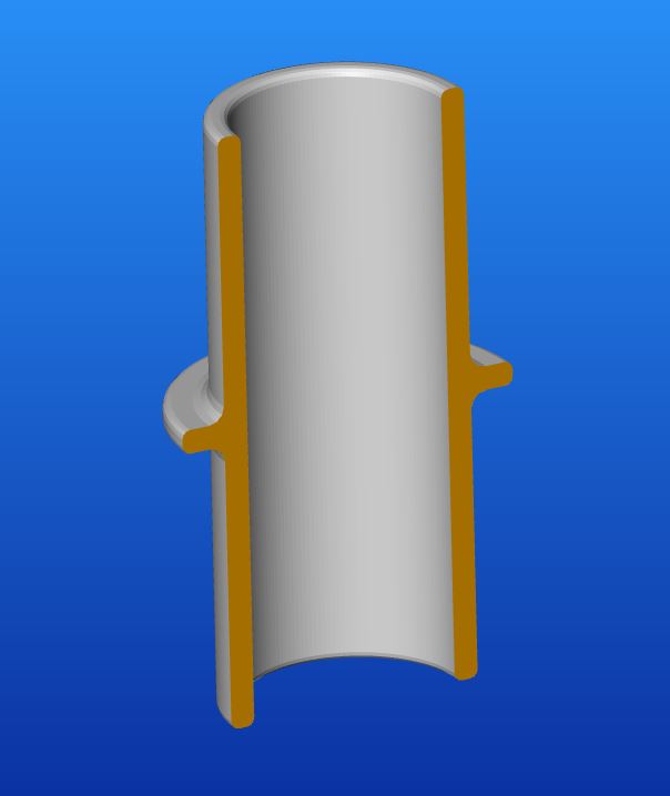 STL file Extension for Bestway or Intex swimming pool tubes Ø32・3D