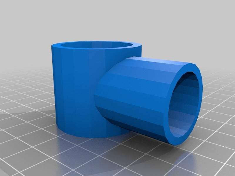 Free STL file 20mm PVC plumbing to 20MM Conduit connector・3D printable