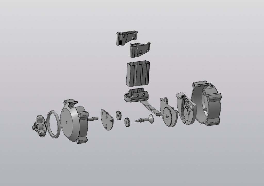Free STL file Drum mag for AR (airsoft) 🥁・3D print model to download・Cults