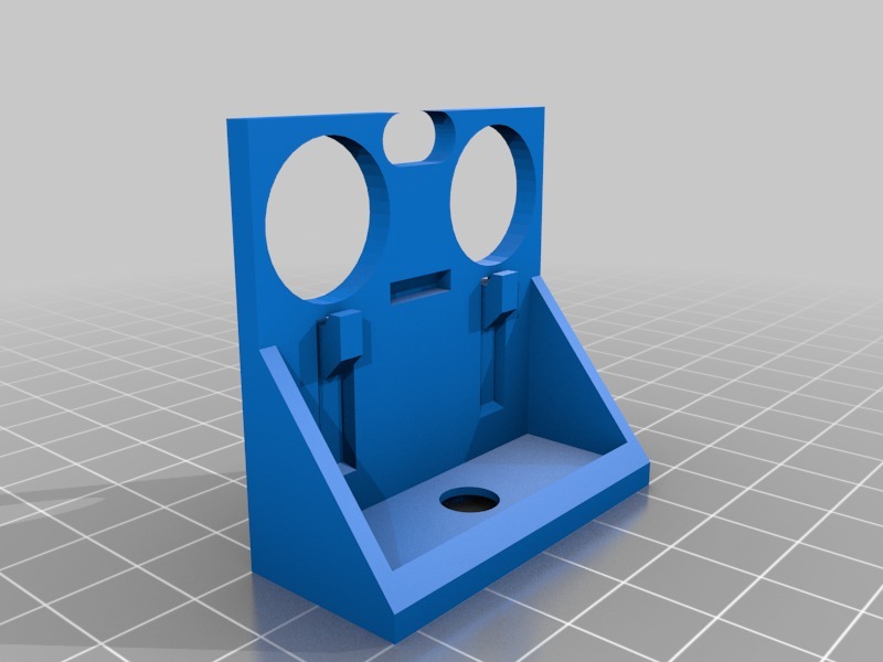 Archivo STL gratis sensor ultrasónico (HC SR04) soporte servo montado