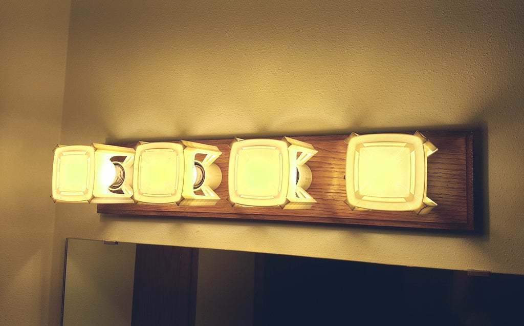 Download Free Stl File Art Deco Vanity Light Shade 3d Printer Design Cults