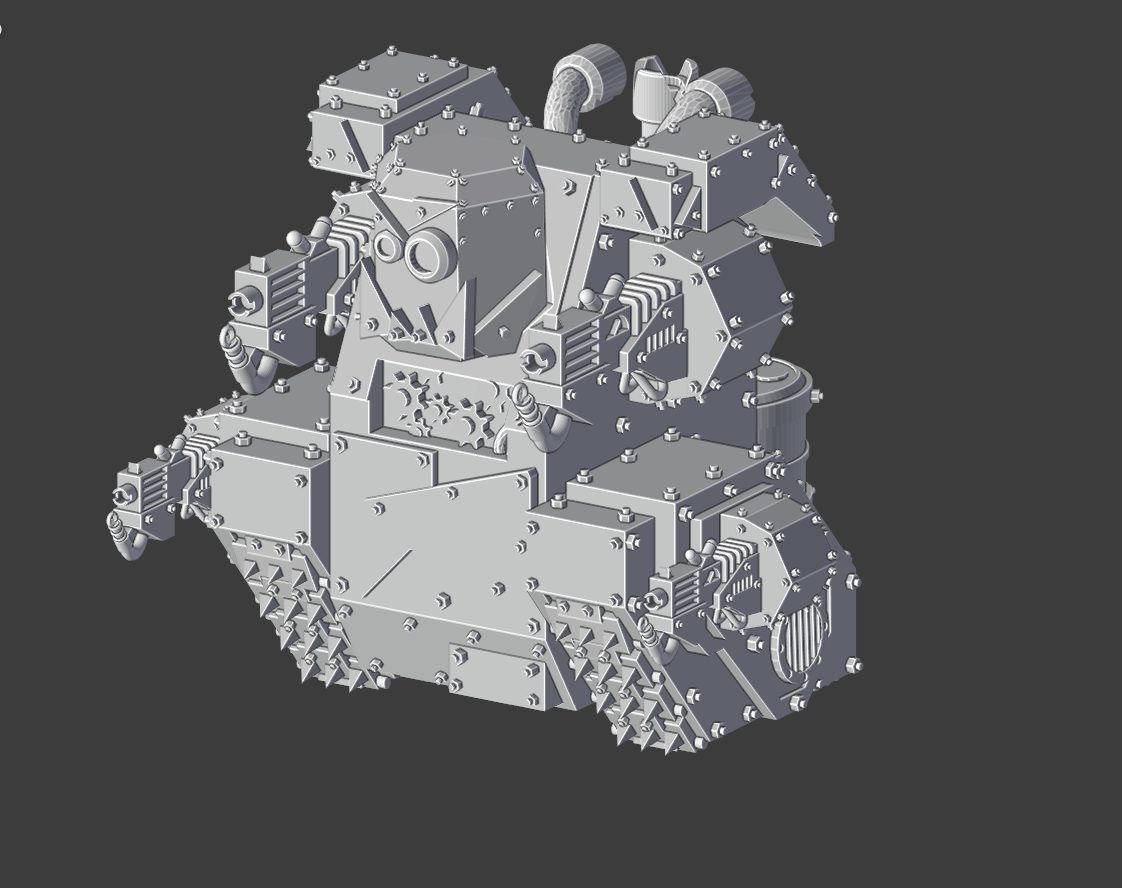 3D file Da Pale Defftred (Mechanized, Battle Robot.)・3D printing ...
