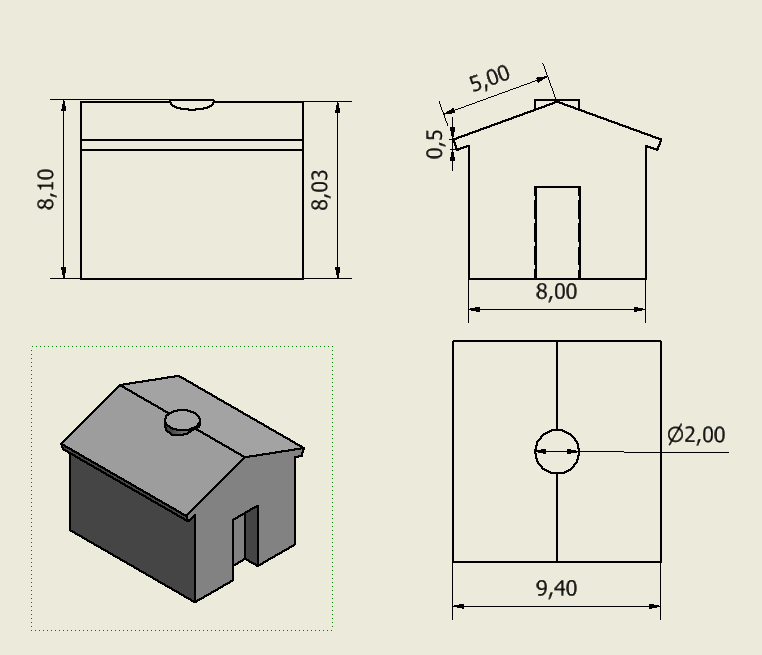 STL file Monopoly house 🏠・Design to download and 3D print・Cults