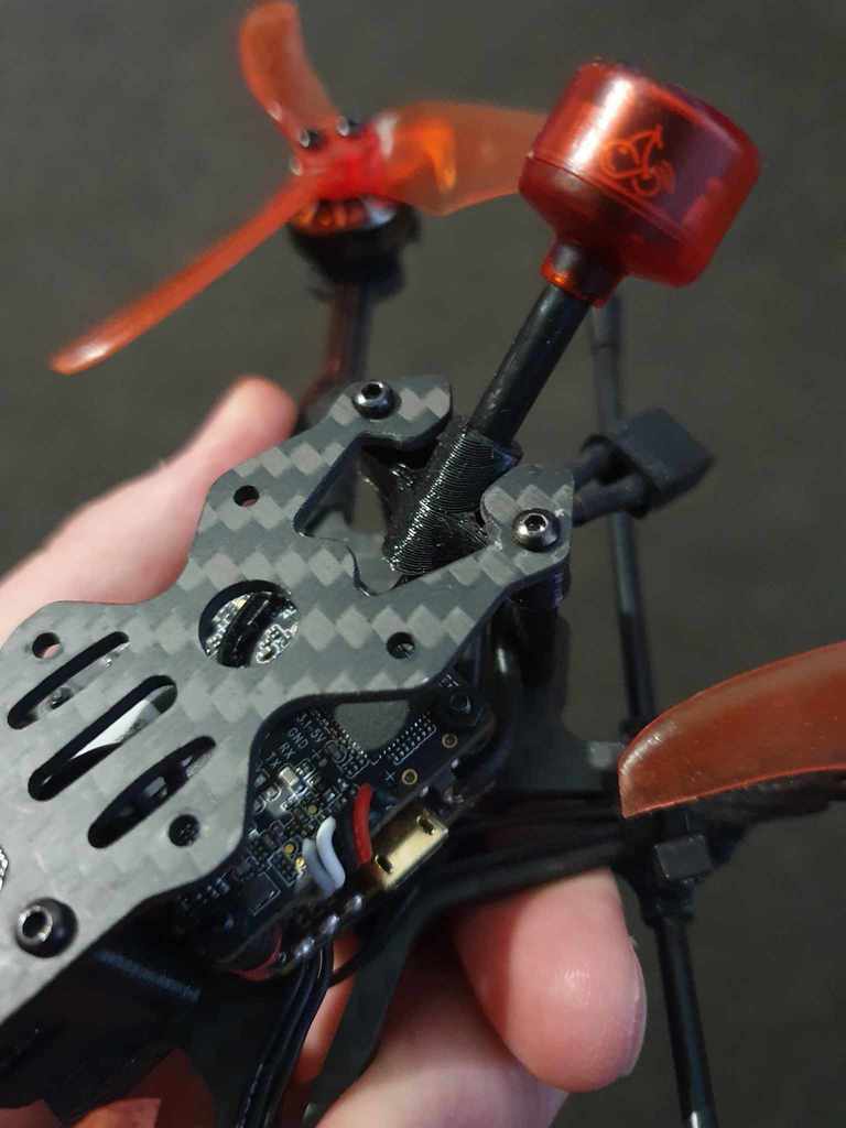 Free 3D file crux35 VTX antenna holder・3D print object to download・Cults