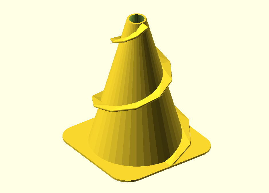 Free 3D file Traffic Cone 2 🚦・Template to download and 3D print・Cults