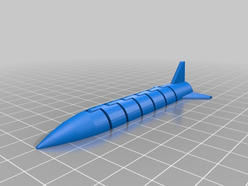 Free STL file Articulated rocket・3D printing design to download・Cults