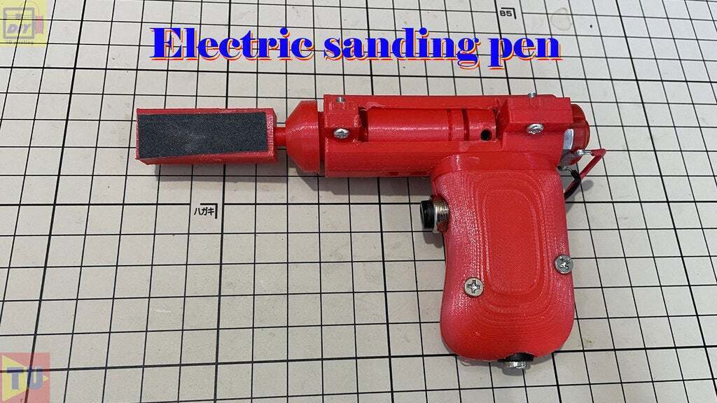 Free STL file electric sanding pen ⚡・3D printable object to download・Cults