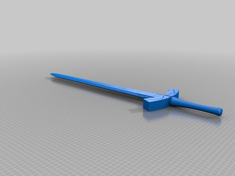 Free STL file Fate Stay Night Saber's Excalibur・3D printing idea to ...