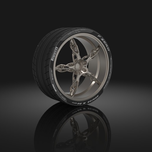 Download STL file Racing car wheel • 3D printable model ・ Cults