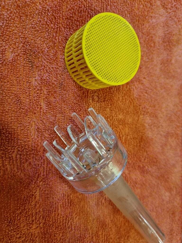 Free STL file 16mm Stainless Lily Pipe Skimmer Shrimp/Snail Guard・Model