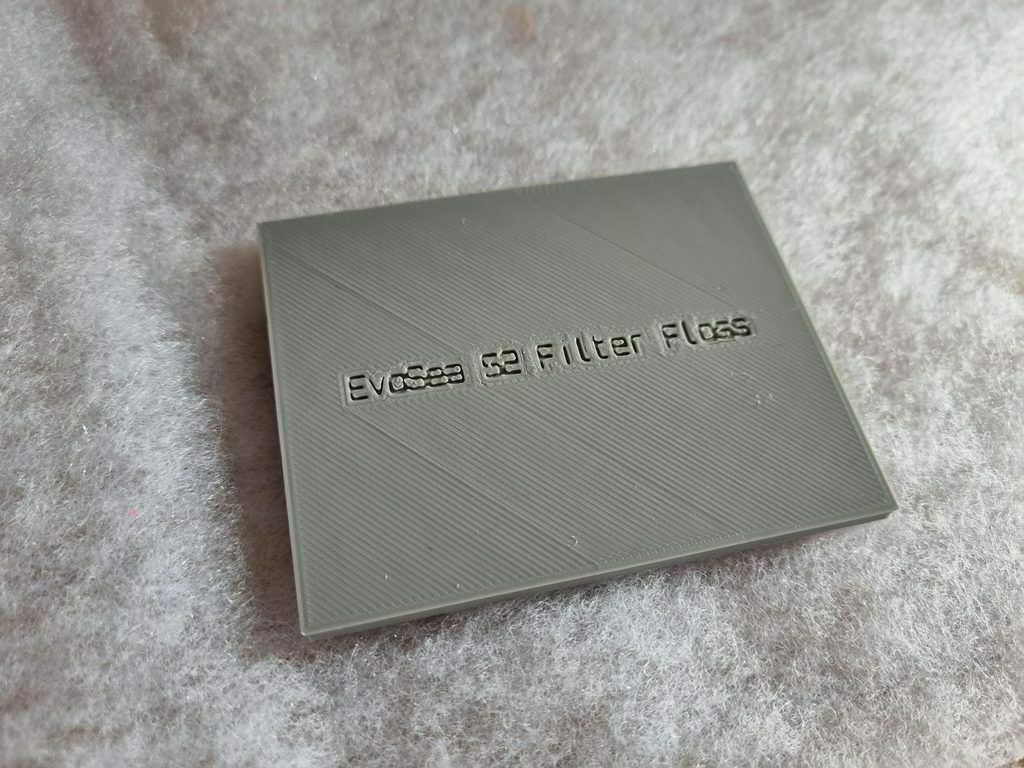 Free 3D file InTank Fluval Evo 52/13.5 Spec 60/16 filter floss guide