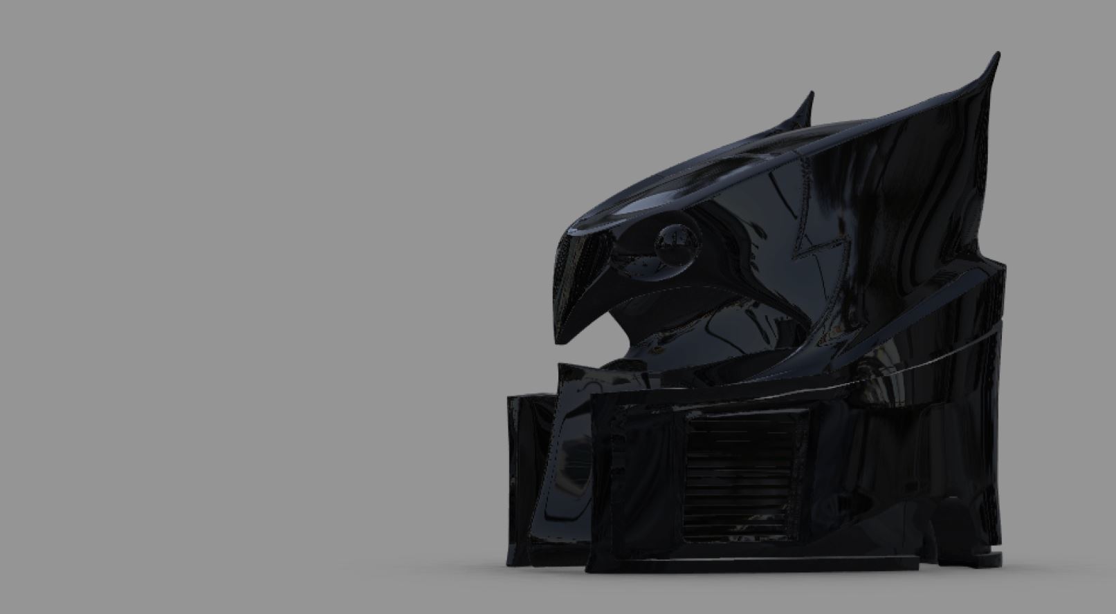 3D file Batman Knightfall Helmet 3D Print Model 3D print model・Model to ...