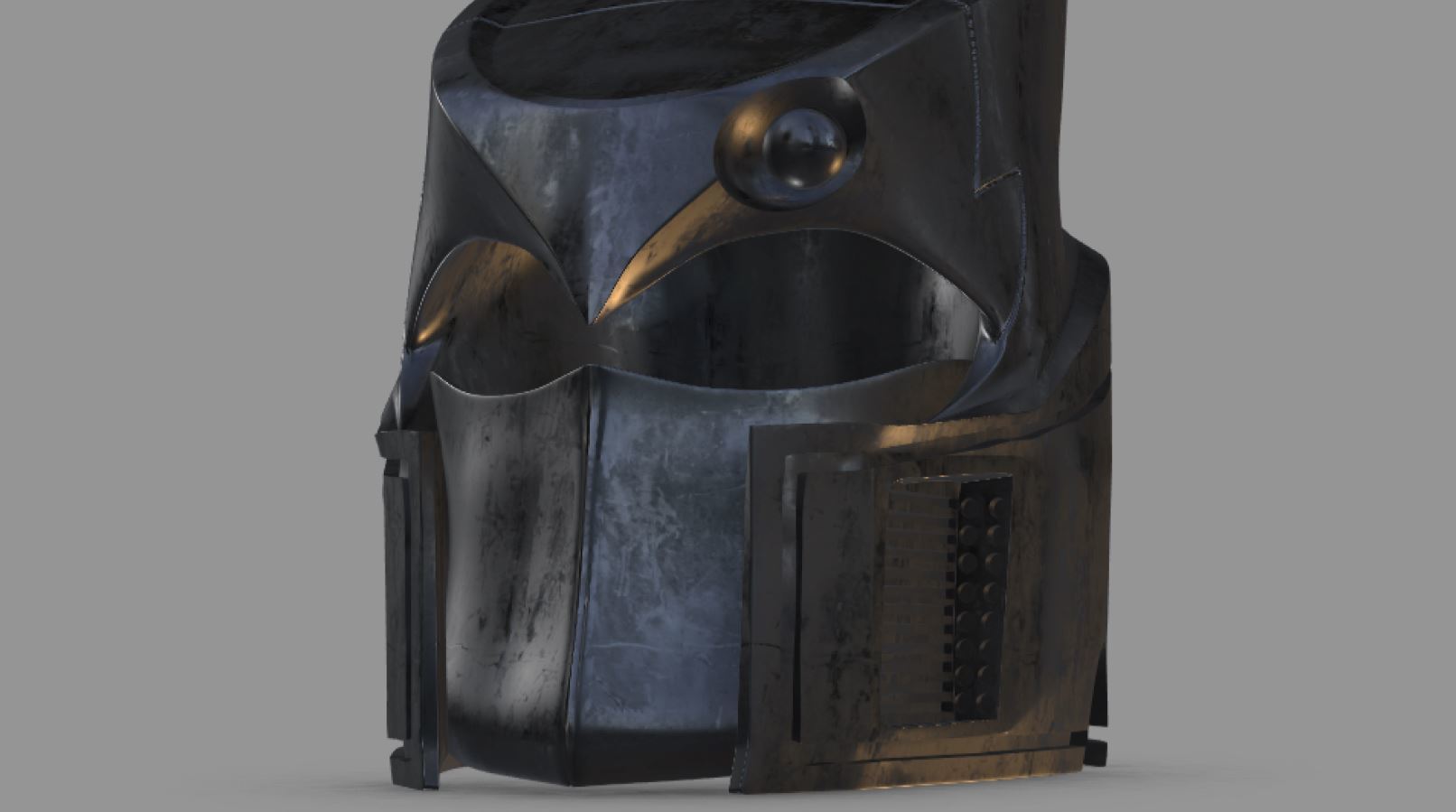 3D file Batman Knightfall Helmet 3D Print Model 3D print model・Model to ...