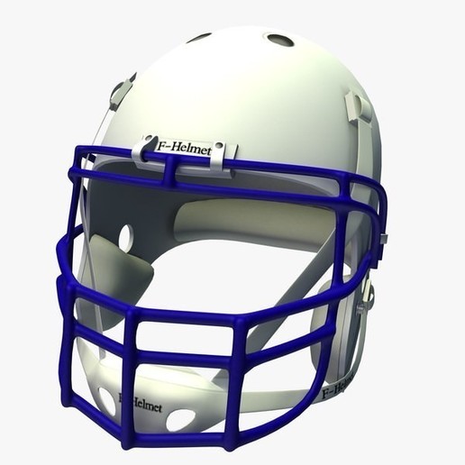 Download OBJ file Football helmet • 3D print template ・ Cults