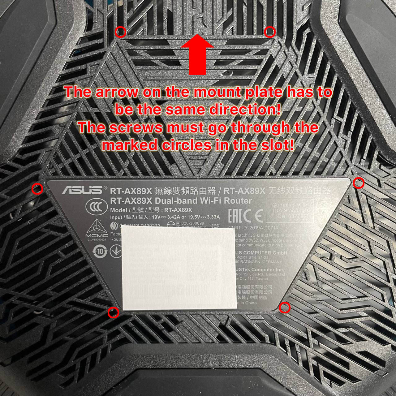 STL file ASUS ROUTER WALL CEILING MOUNT BRACKET RT-AX89X AX6000 💻・3D ...