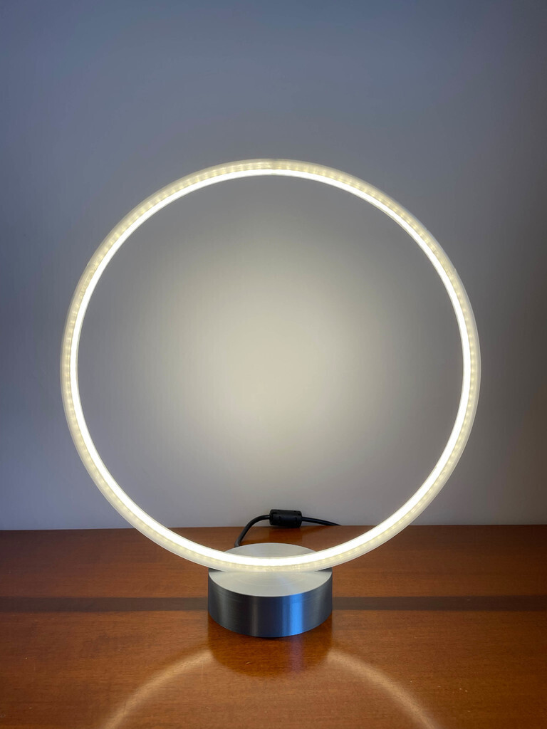 Free STL file LED RGB DESIGNER CIRCLE RING LIGHT LAMP - App & Music ...