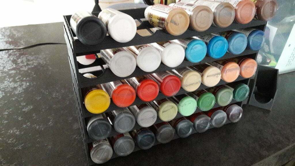 Free STL file Stackable army painter paint rack・3D print object to download・Cults