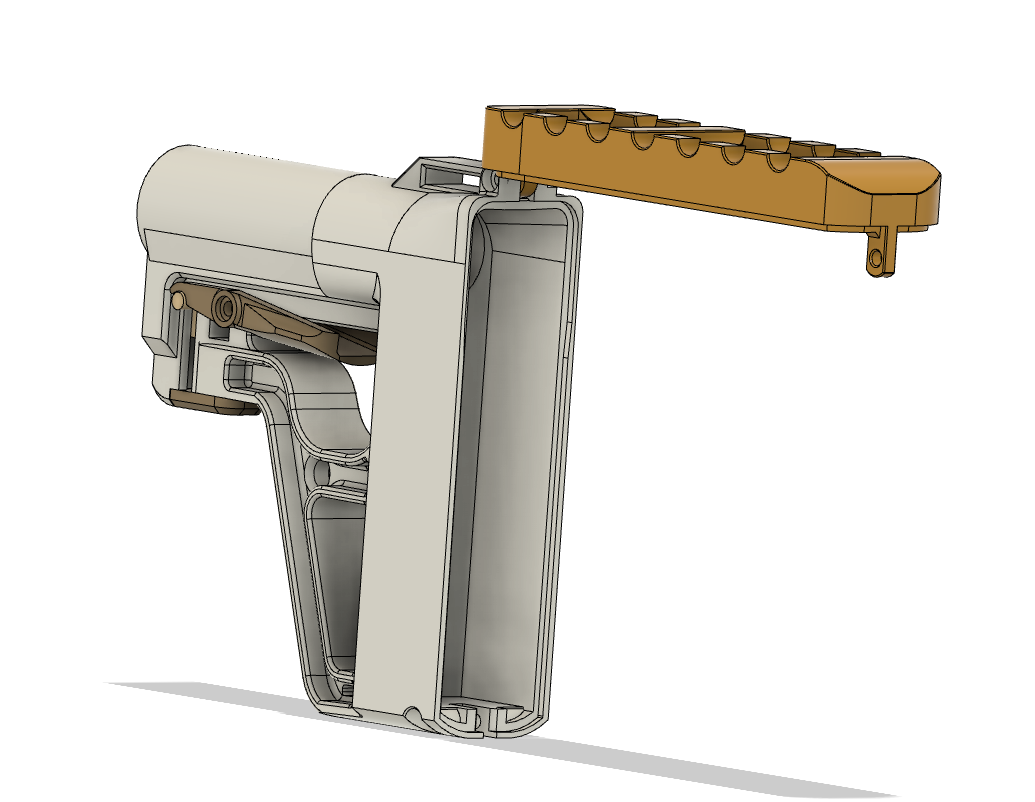 Download STL file Stock for 6 position buffer tube with space for the