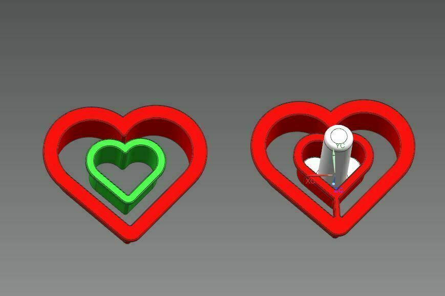 Archivo STL gratis CORAZÓN - COOKIE CUTTER, Hilda Brötchen, Herzform ...