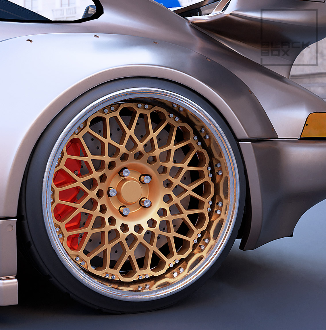 Mesh Car Rims 3D file EVE Mesh Wheel Set front and rear 3 Offsets 🛞・3D printable ...