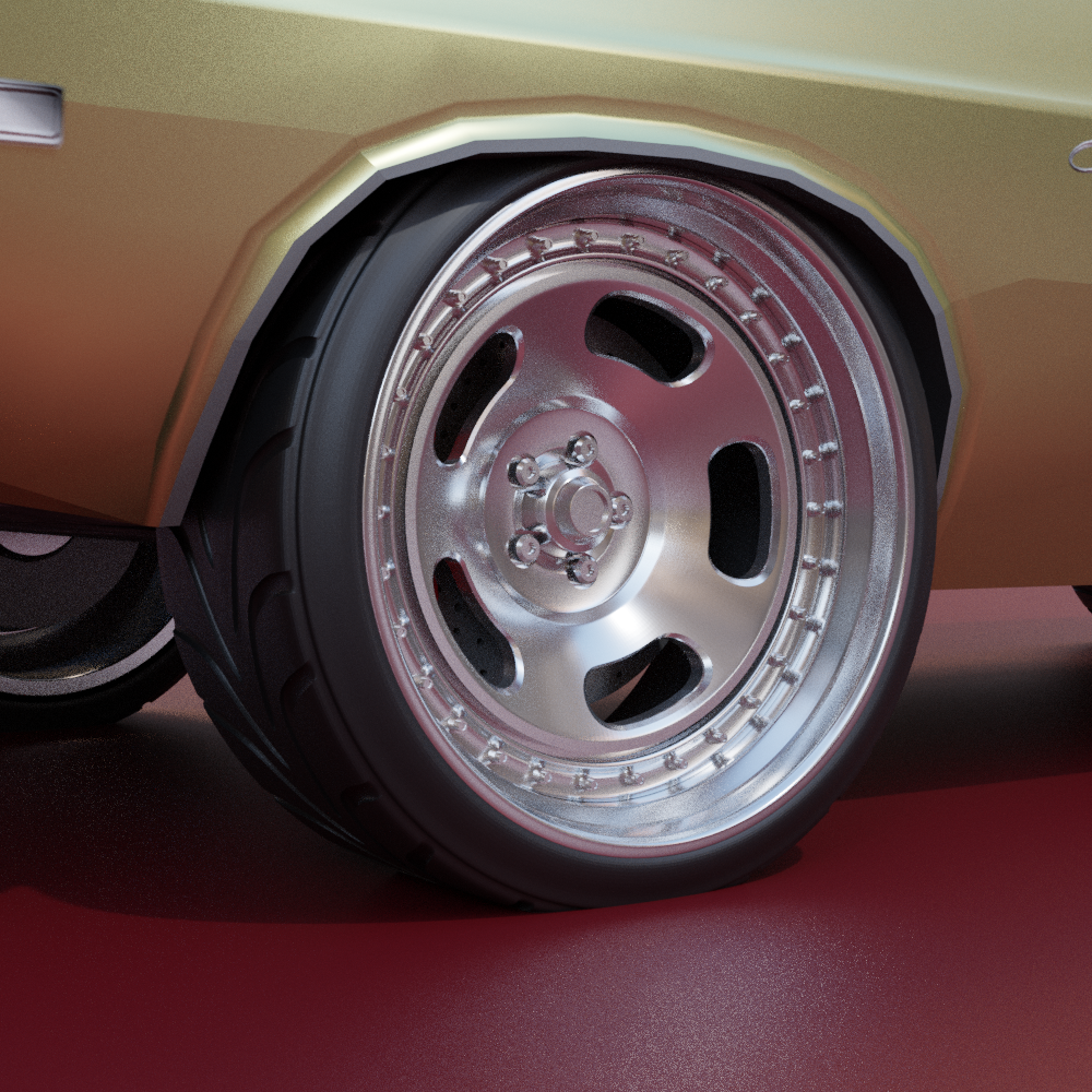 3D file MG Muscle Sloted Wheel set front and rear with 2 offsets・3D ...