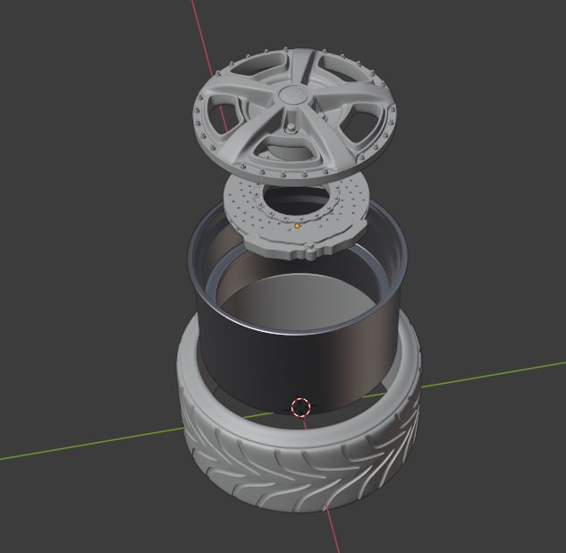 3D file VIZ Muscle Wheel Set front and rear 3 Offsetsă»3D printable ...