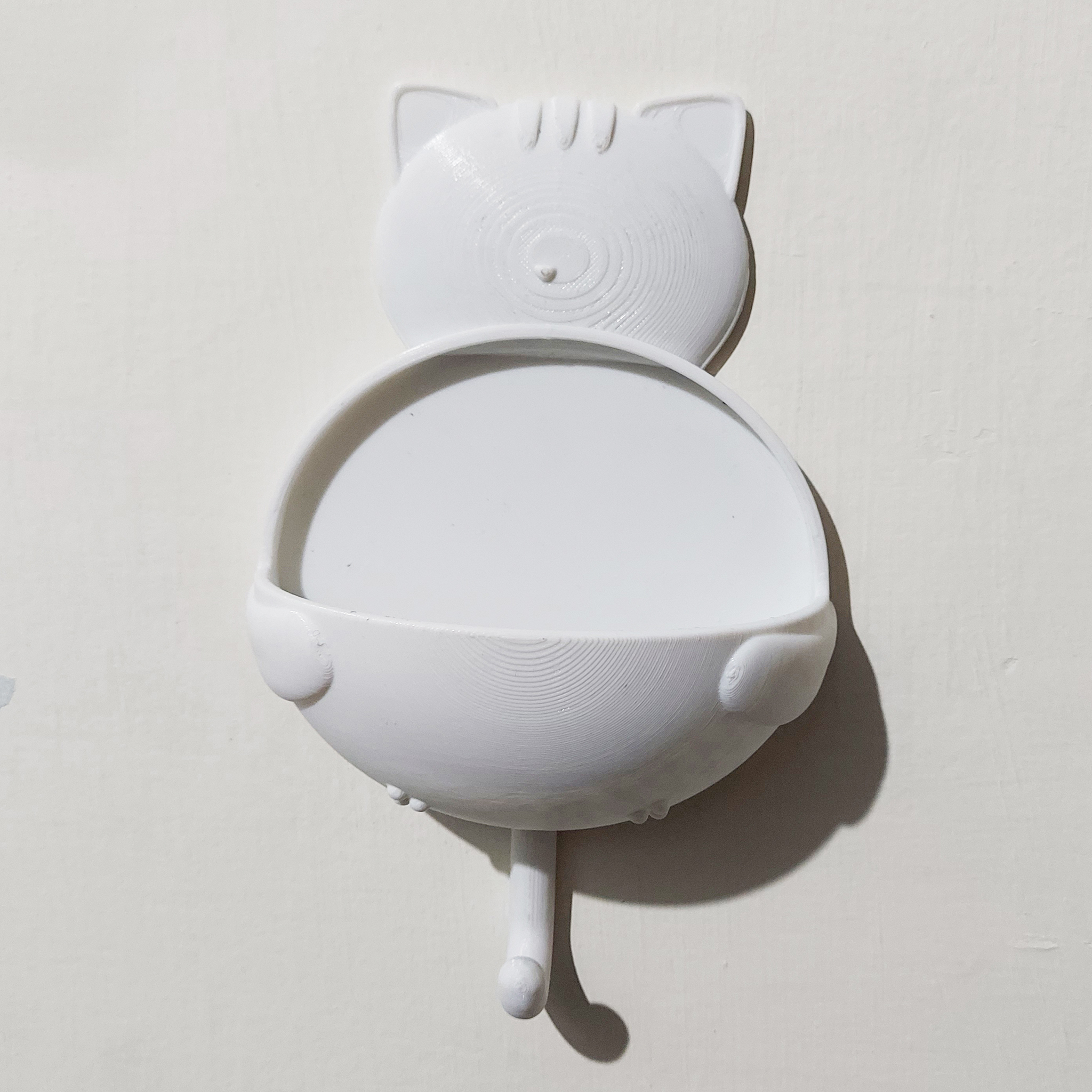 STL file CUTE CAT HOLDER - cloth towel hanger・Template to download and ...
