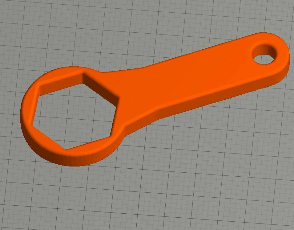 Free 3D file Simple ER20 Wrench 🔧・Template to download and 3D print・Cults