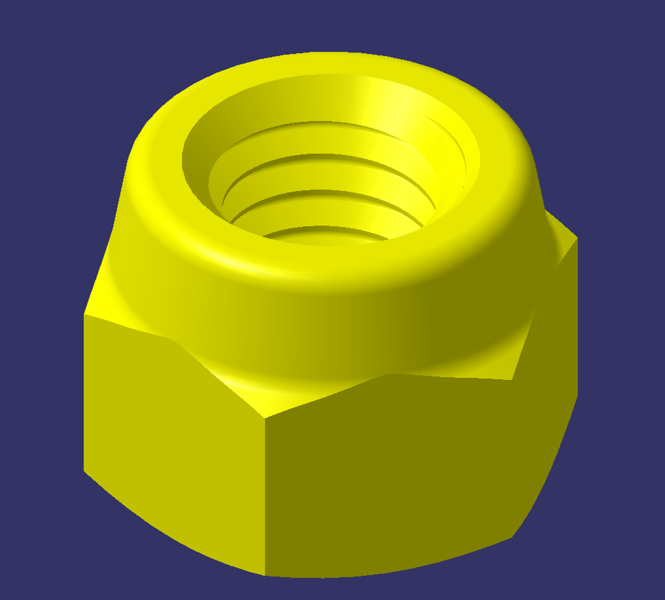 Download STL file Nut M6 / Nuts M6 • Template to 3D print ・ Cults
