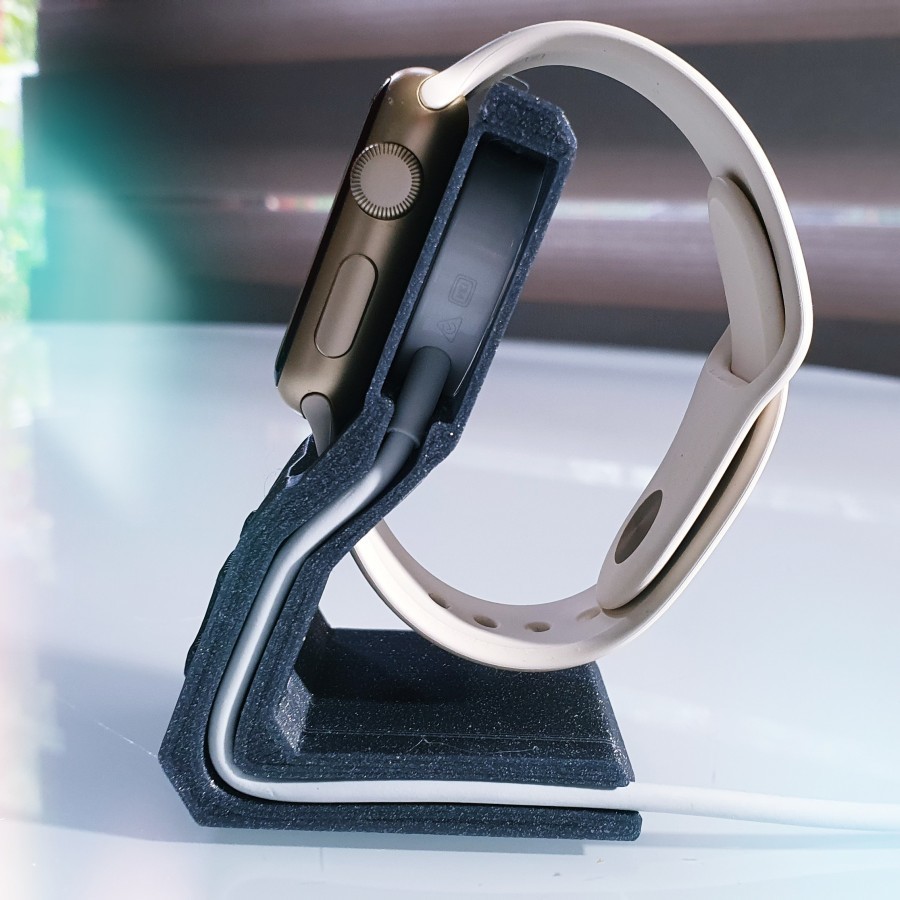 Fichier STL SUPPORT DE MONTRE APPLE WATCH・Modèle à télécharger et à