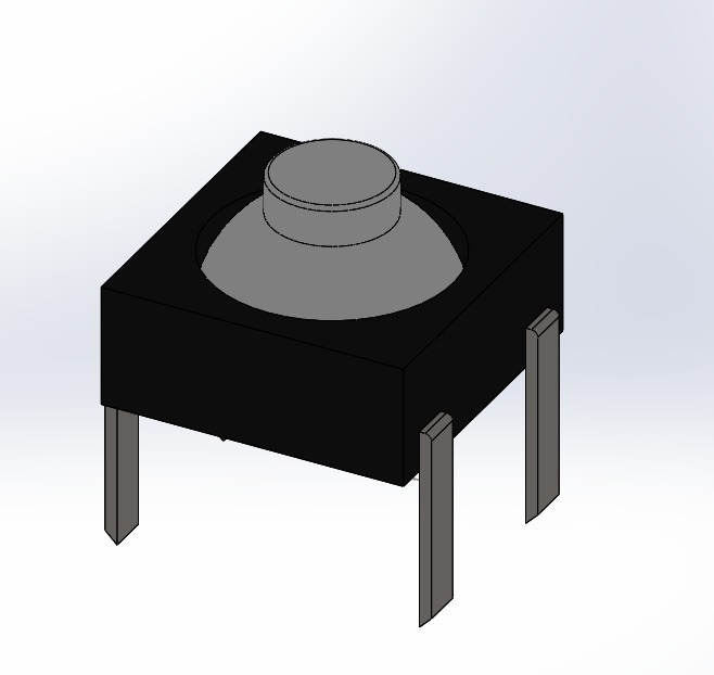Soft Touch Tactile Switch - Stock 3D model