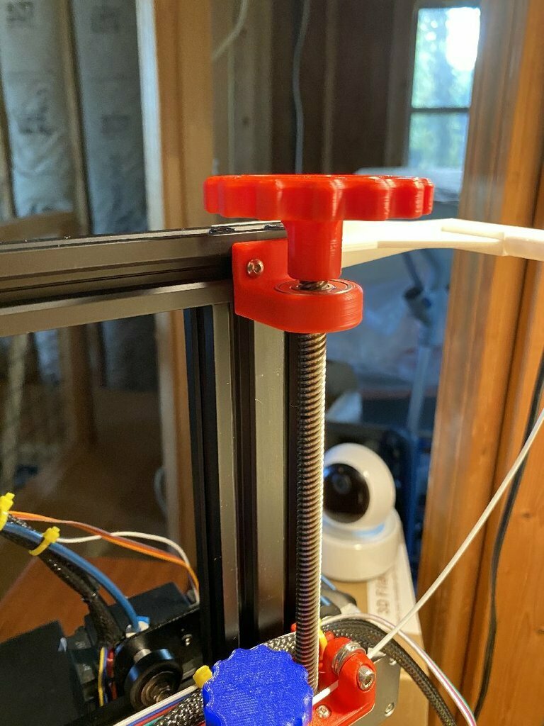 Free 3D file Ender 3 ZAxis Knob with Fingertip Cup・3D print object to