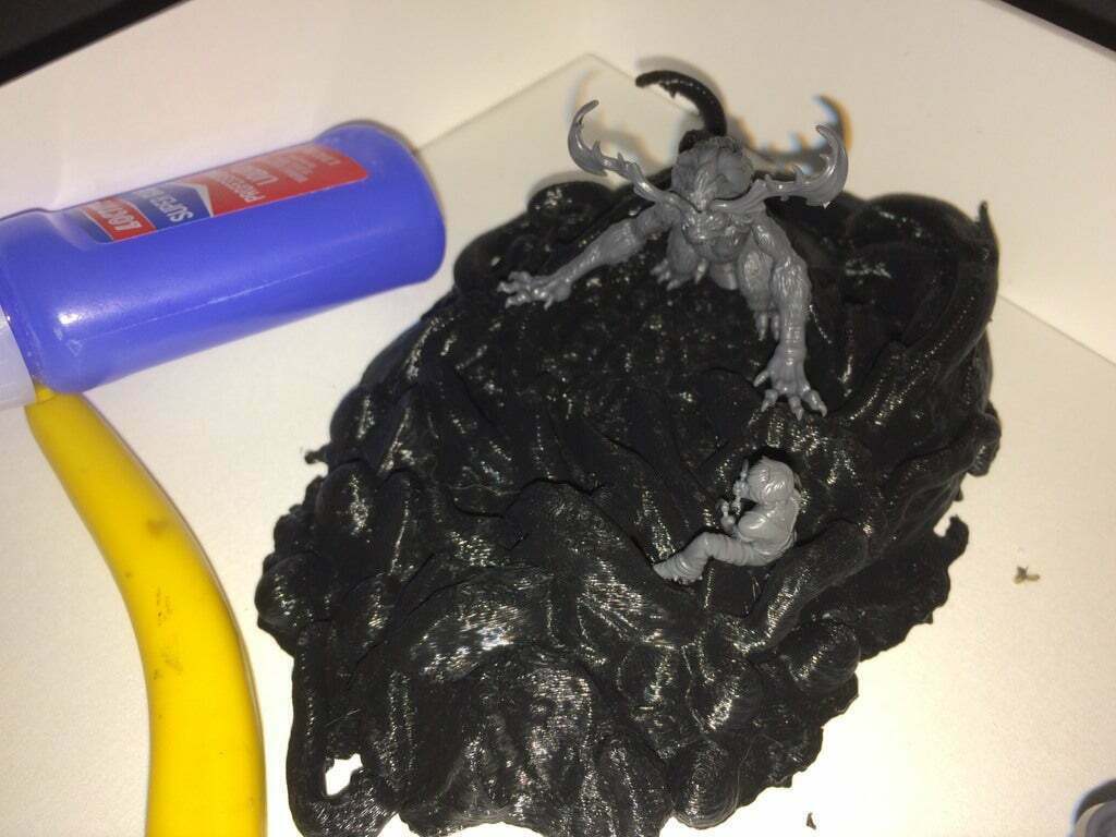 Free STL file Stranger Things Upside Down - Tentacle Roots Base・3D ...