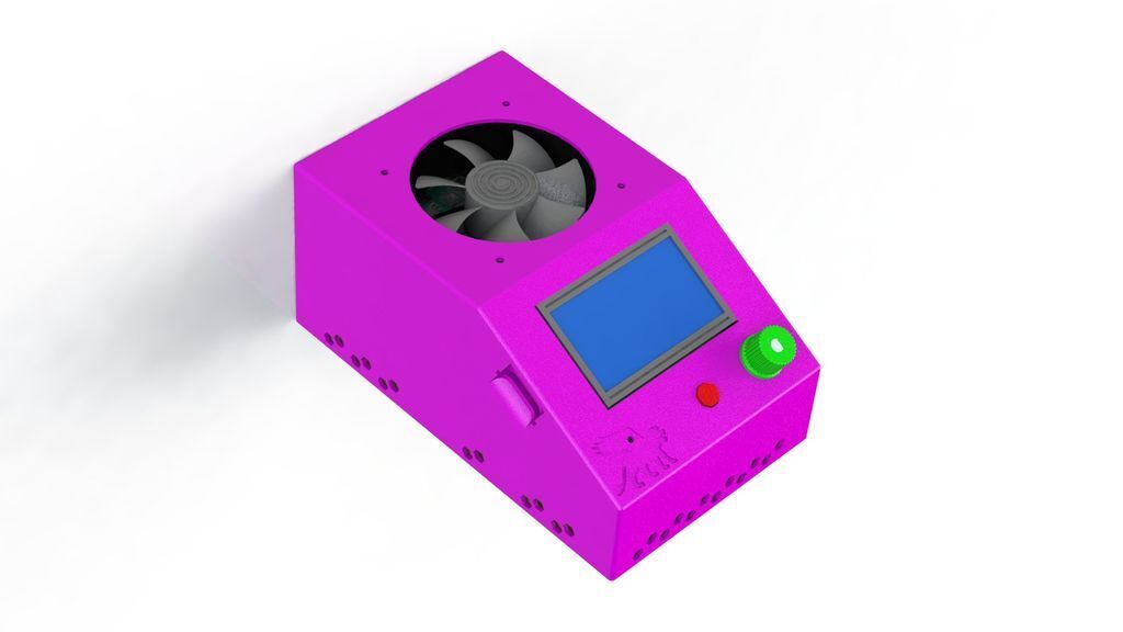 Free STL file SKR Board &amp; 12864 LCD Enclosure with Raspberry Pi Option ...