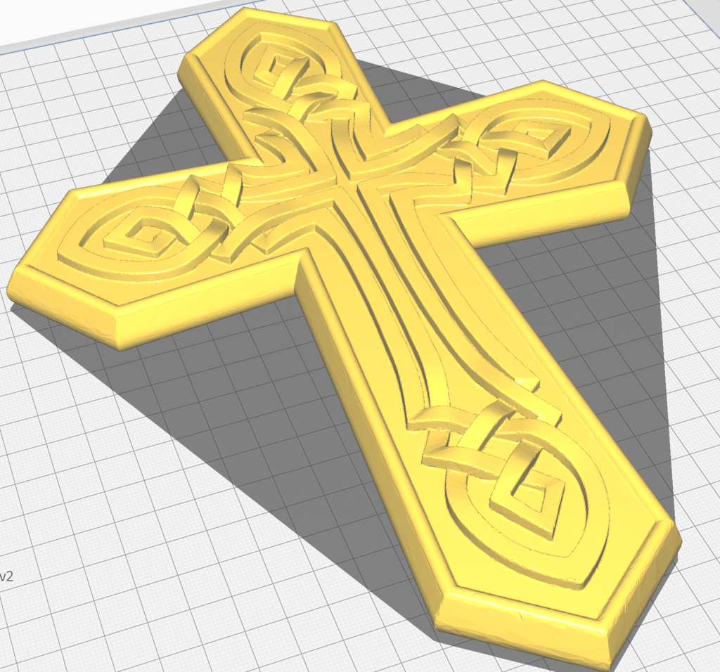 Free STL file Overlapping Cross with Base ・3D print model to download・Cults