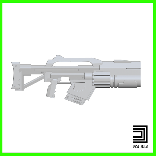 3D file Rifle SciFi Weapon Cosplay or Miniature・3D print design to ...