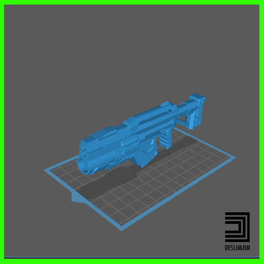 3D file Rifle SciFi Weapon Cosplay or Miniature・3D print design to ...