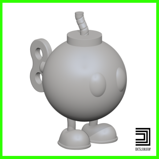 Archivo 3D Bomba de Super Mario