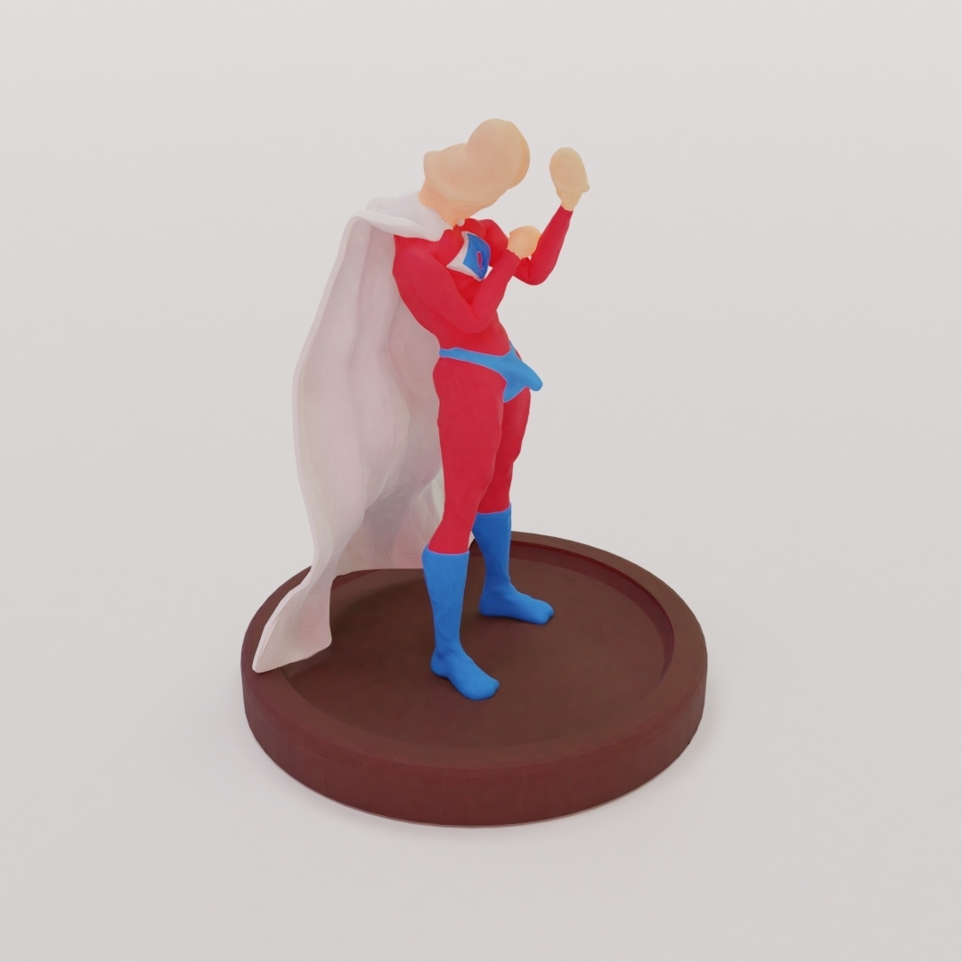 Archivo STL Superhéroe Dickman・Design para impresora 3D para descargar