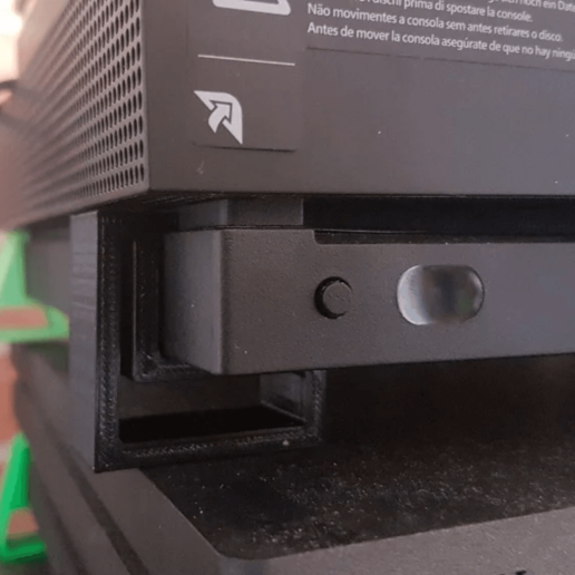 Download STL file XBox One X Horizontal Stand / Riser 2 • 3D printable