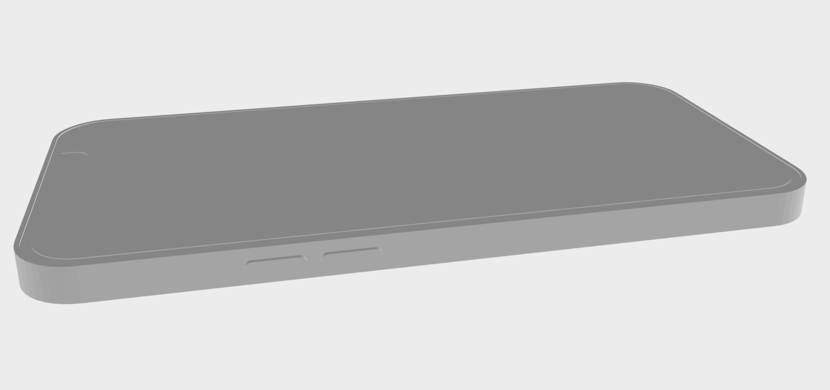 STL file iPhone 12 PRO basic 3D printable model・Template to download and 3D  print・Cults