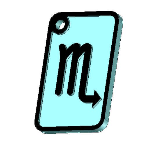 12 zodiac signs keychain - big pack!