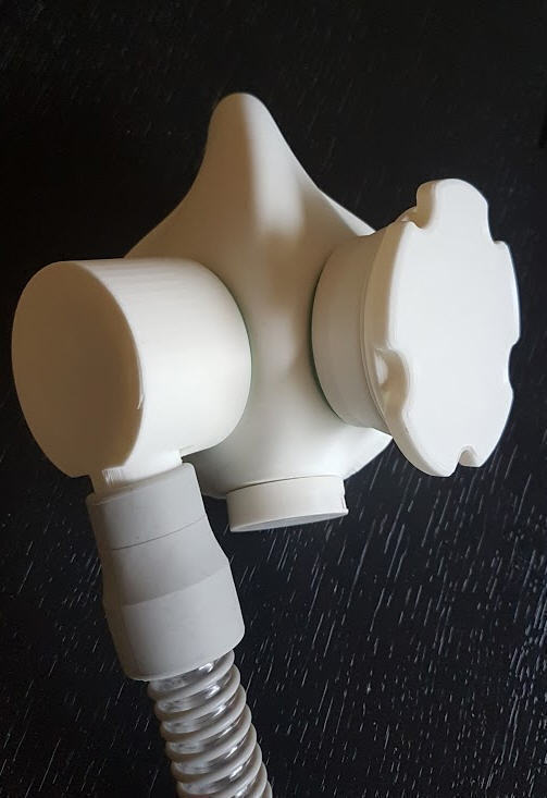 Free STL file CPAP adapter for 3D printed mask・Design to download and ...