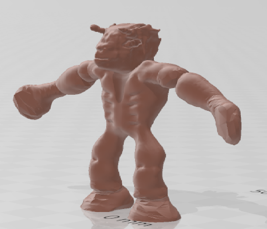 Free 3D file monster denek2 made by ai and sculptgl 👹・3D printable