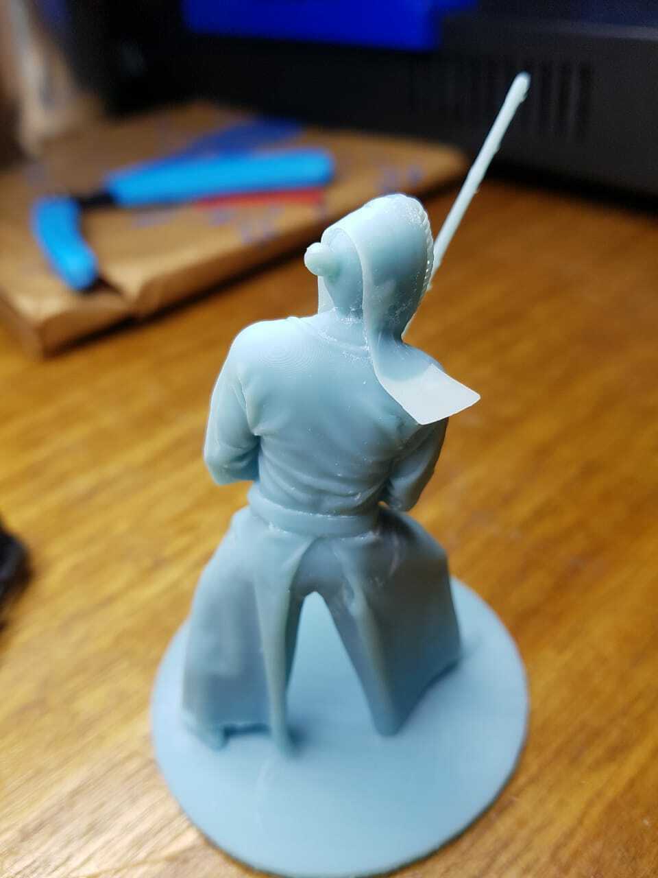 3D printed Kendo Warrior • made with Elegoo Mars 2 Pro・Cults