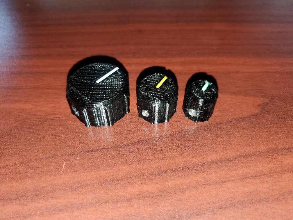 Free 3D file Potentiometer Knobs・Object to download and to 3D print・Cults